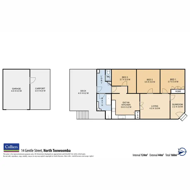 Floorplan of Homely house listing, 14 Gentle Street, North Toowoomba QLD 4350