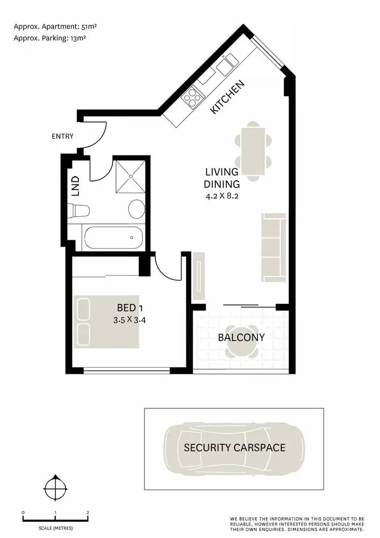 Floorplan of Homely apartment listing, 77/220 Goulburn Street, Darlinghurst NSW 2010
