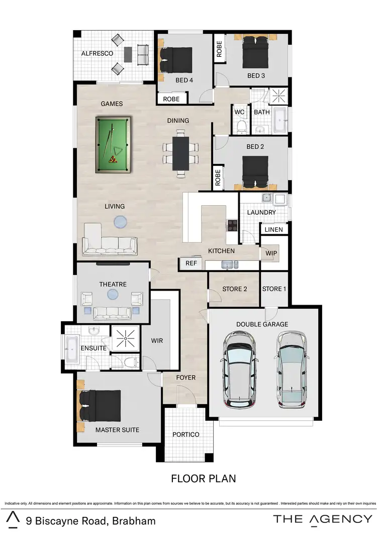 Floorplan of Homely house listing, 9 Biscayne Road, Brabham WA 6055