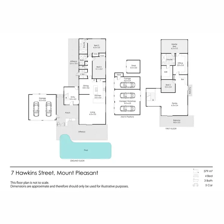 Floorplan of Homely house listing, 7 Hawkins Street, Mount Pleasant WA 6153