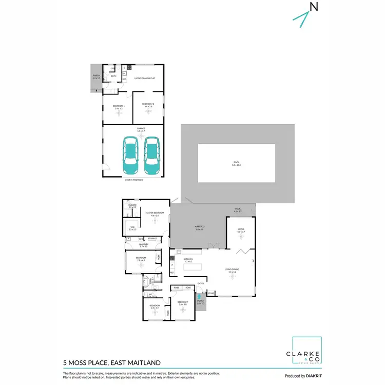 Floorplan of Homely house listing, 5 Moss Place, East Maitland NSW 2323