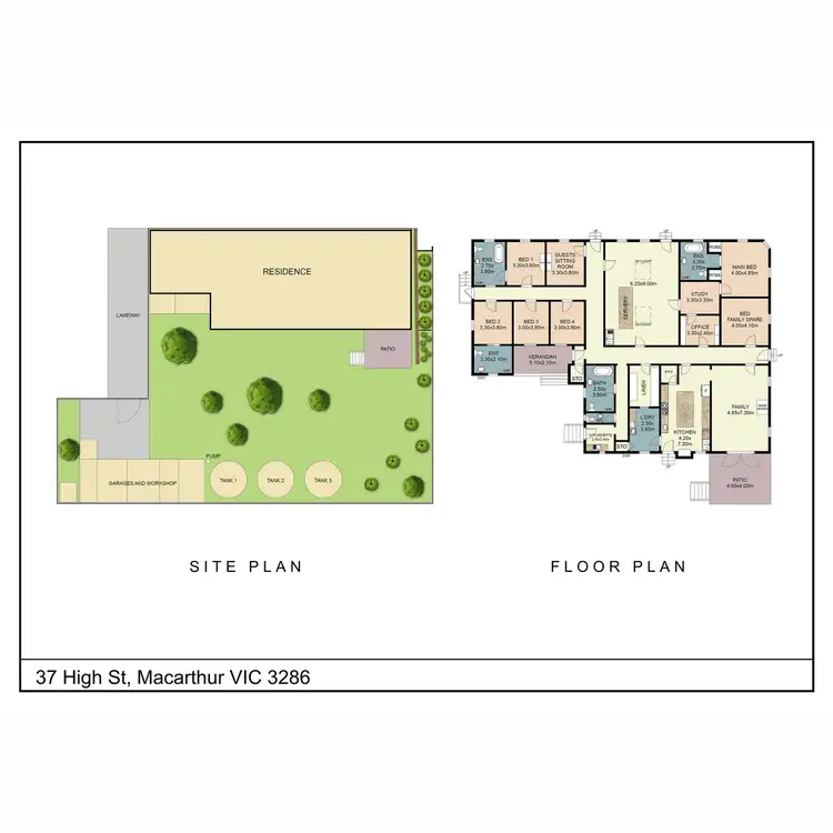 Floorplan of Homely house listing, 37 High Street, Macarthur VIC 3286