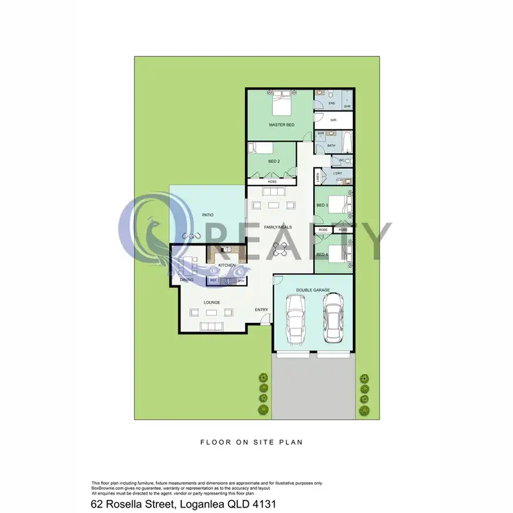 Floorplan of Homely house listing, 62 Rosella Street, Loganlea QLD 4131