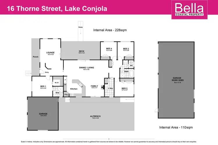 Floorplan of Homely house listing, 16 Thorne Street, Lake Conjola NSW 2539
