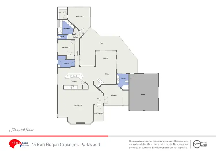 Floorplan of Homely house listing, 15 Ben Hogan Crescent, Parkwood QLD 4214