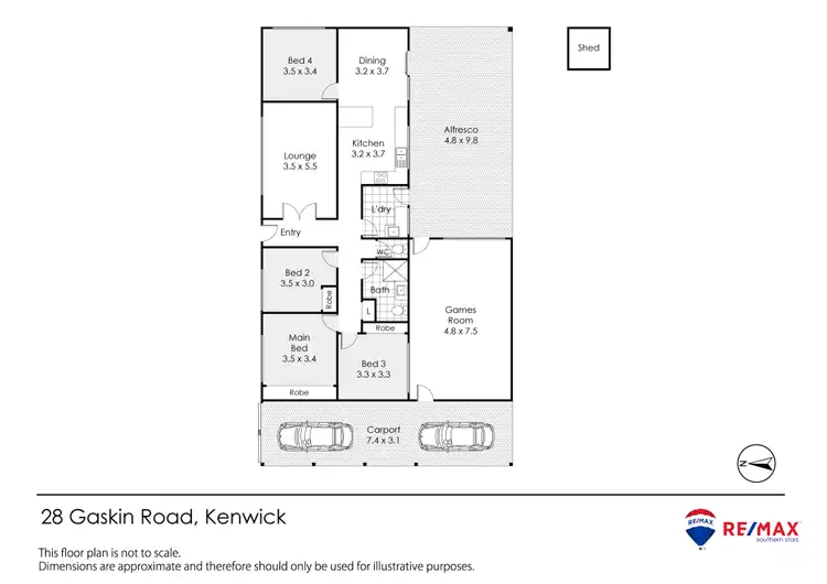 Floorplan of Homely house listing, 28 Gaskin Road, Kenwick WA 6107