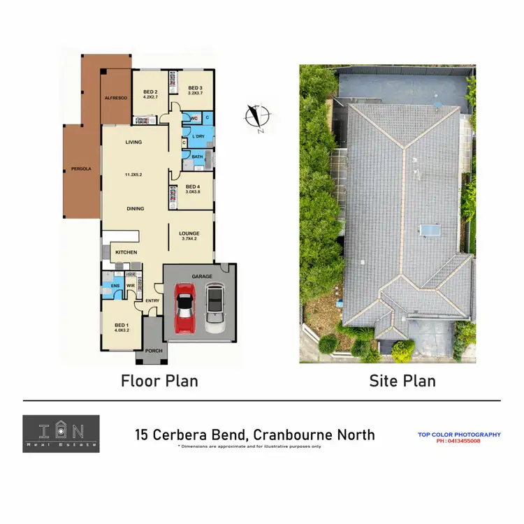 Floorplan of Homely house listing, 15 Cerbera Bend, Cranbourne North VIC 3977
