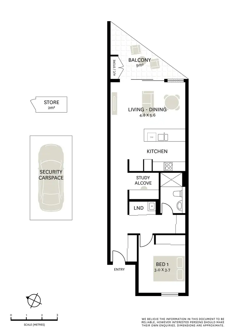 Floorplan of Homely apartment listing, 505/2 Regent Street, Petersham NSW 2049