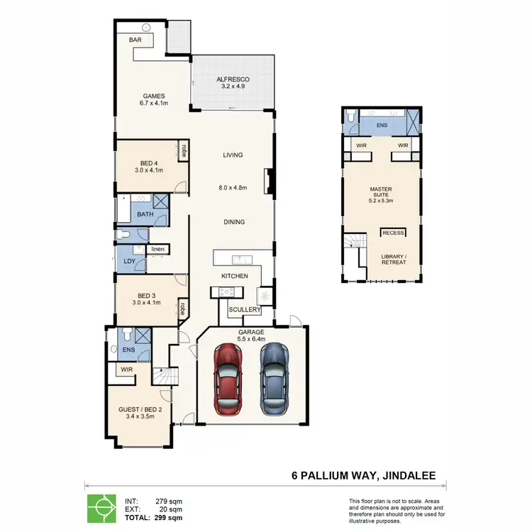 Floorplan of Homely house listing, 6 Pallium Way, Jindalee WA 6036