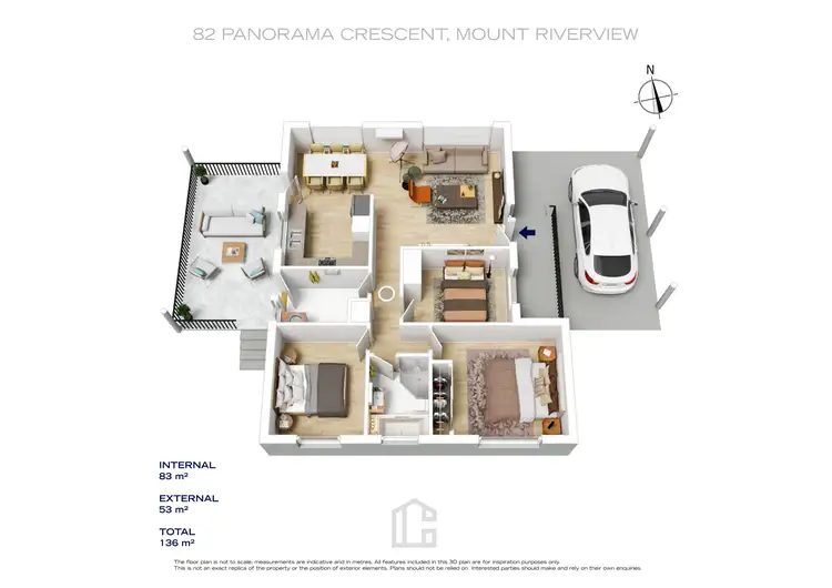 Floorplan of Homely house listing, 82 Panorama Crescent, Mount Riverview NSW 2774