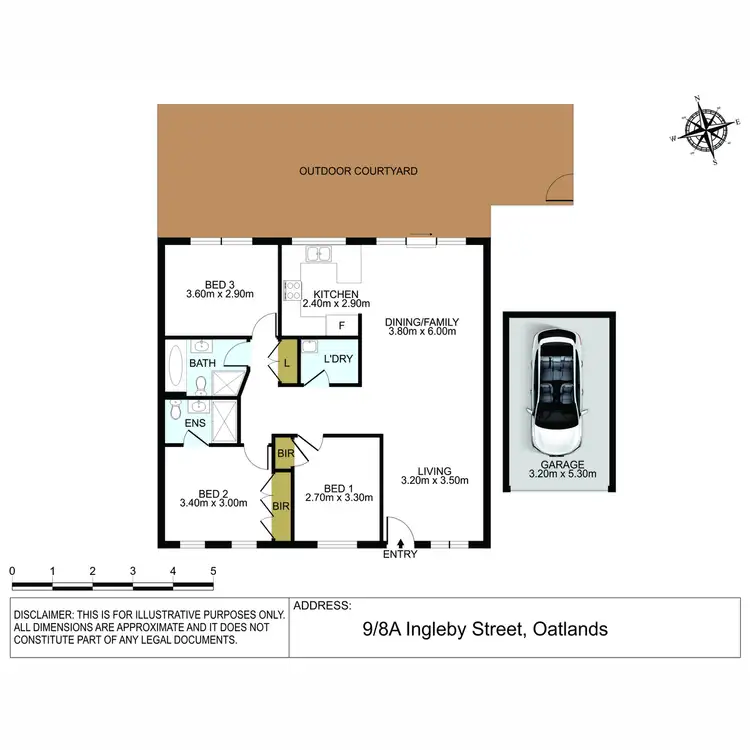 Floorplan of Homely villa listing, 9/8A Ingleby Street, Oatlands NSW 2117