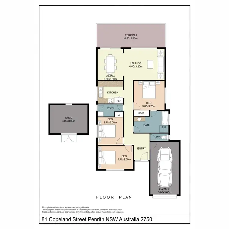 Floorplan of Homely house listing, 81 Copeland Street, Penrith NSW 2750