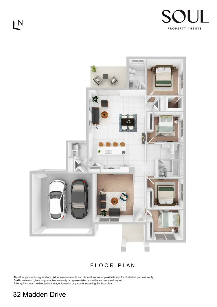 Floorplan of Homely house listing, 32 Madden Drive, Griffith NSW 2680