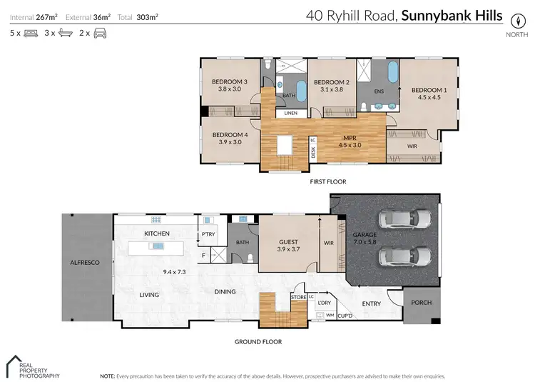 Floorplan of Homely house listing, 40 Ryhill Road, Sunnybank Hills QLD 4109