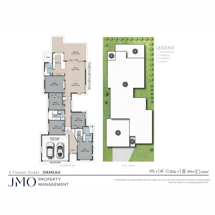 Floorplan of Homely house listing, 4 Flaxton Street, Ormeau QLD 4208