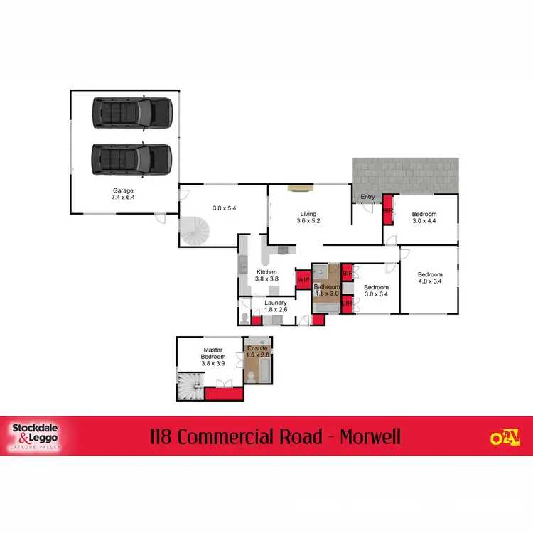 Floorplan of Homely house listing, 118 Commercial Road, Morwell VIC 3840
