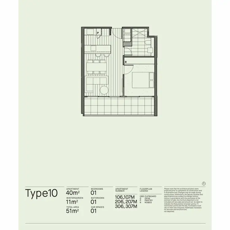 Floorplan of Homely apartment listing, 306/60-66 Islington Street, Collingwood VIC 3066