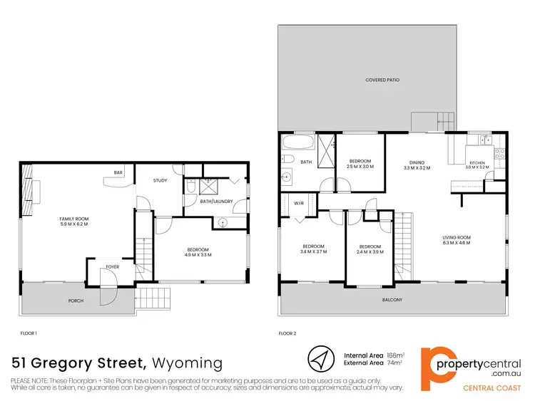 Floorplan of Homely house listing, 51 Gregory Street, Wyoming NSW 2250
