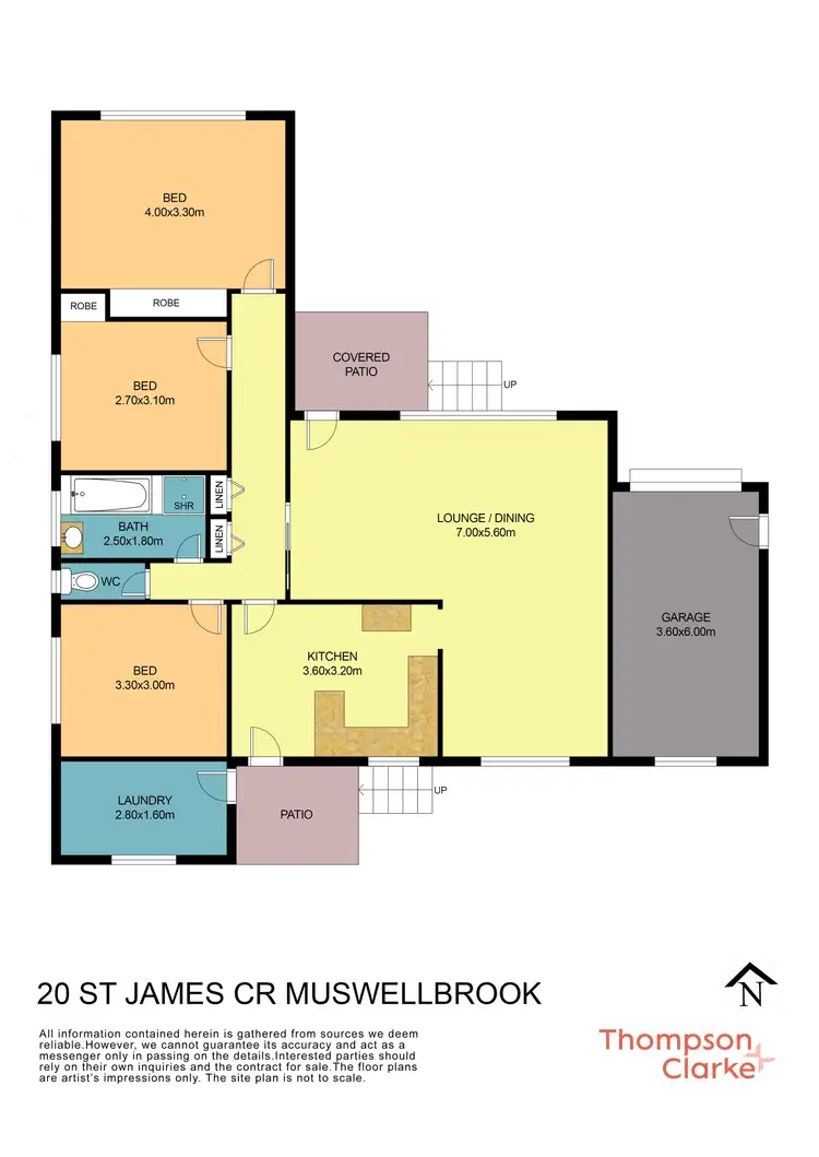 Floorplan of Homely house listing, 20 St James Crescent, Muswellbrook NSW 2333