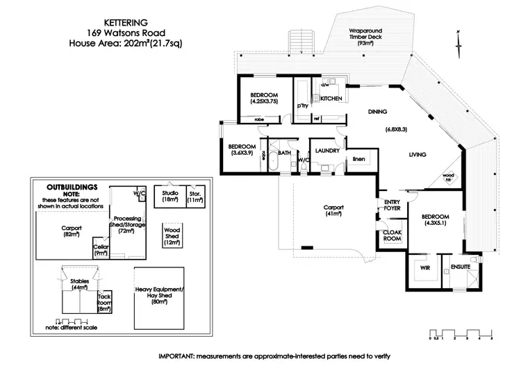 Floorplan of Homely house listing, 169 Watsons Road, Kettering TAS 7155