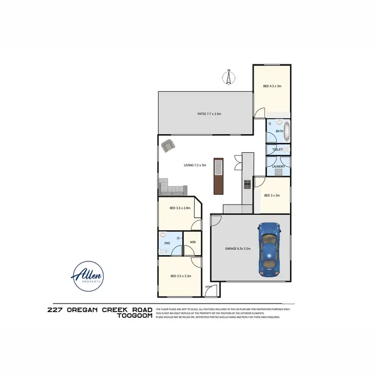 Floorplan of Homely house listing, 227 Oregan Creek Road, Toogoom QLD 4655