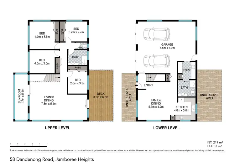 Floorplan of Homely house listing, 58 Dandenong Road, Jamboree Heights QLD 4074