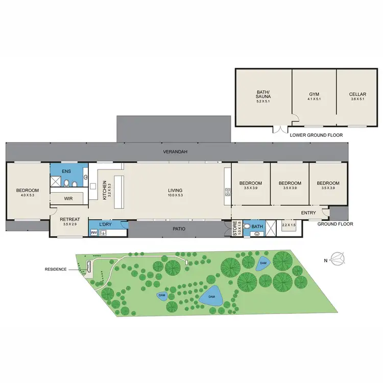 Floorplan of Homely rural property listing, 85 Talga Road, Lovedale NSW 2325
