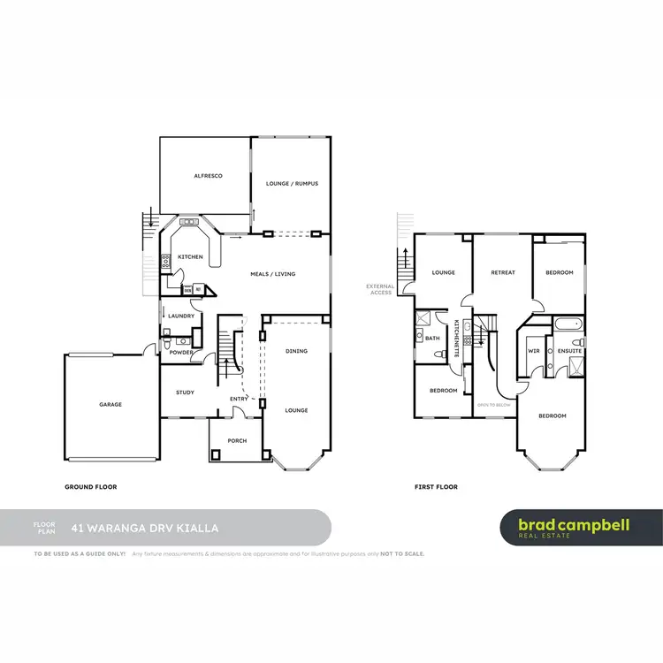 Floorplan of Homely house listing, 41 Waranga Drive, Kialla VIC 3631