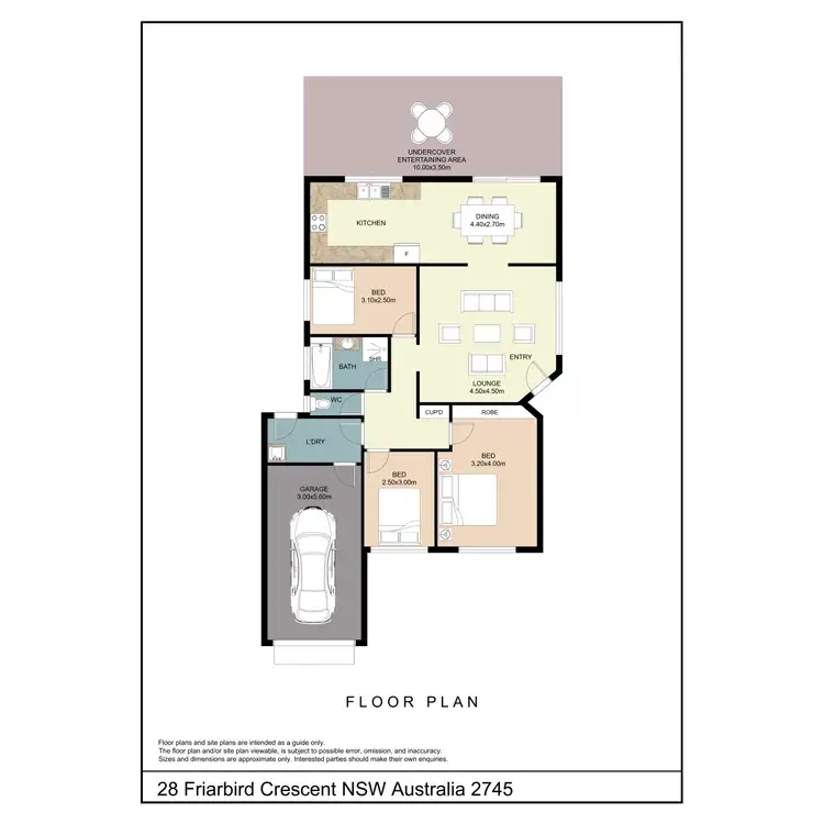 Floorplan of Homely house listing, 28 Friarbird Crescent, Glenmore Park NSW 2745