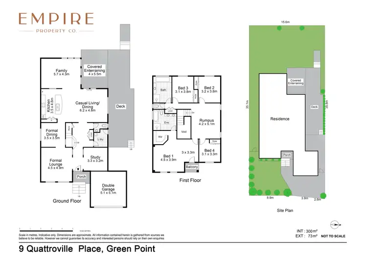 Floorplan of Homely house listing, 9 Quattroville Place, Green Point NSW 2251