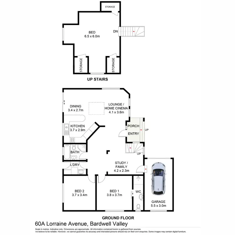 Floorplan of Homely house listing, 60A Lorraine Avenue, Bardwell Valley NSW 2207