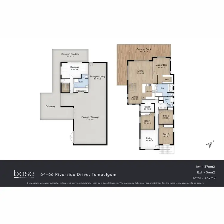 Floorplan of Homely house listing, 64-66 Riverside Drive, Tumbulgum NSW 2490