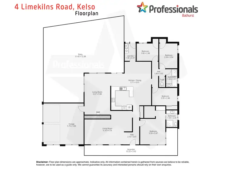 Floorplan of Homely house listing, 4 Limekilns Road, Kelso NSW 2795