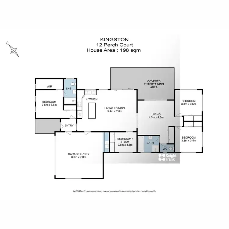 Floorplan of Homely house listing, 12 Perch Court, Kingston TAS 7050