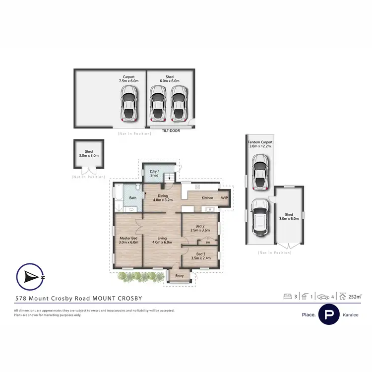 Floorplan of Homely house listing, 578 Mount Crosby Road, Mount Crosby QLD 4306