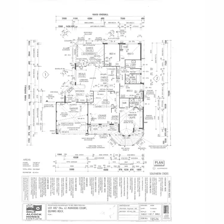 Floorplan of Homely house listing, 6 Manoora Court, Quinns Rocks WA 6030