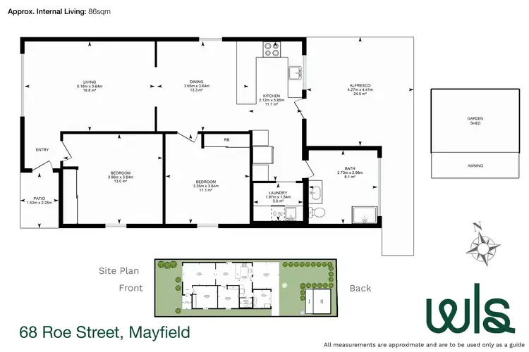 Floorplan of Homely house listing, 68 Roe Street, Mayfield NSW 2304