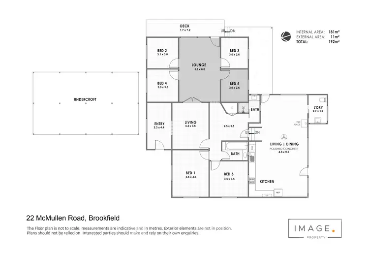 Floorplan of Homely rural property listing, 22 Mcmullen Road, Brookfield QLD 4069