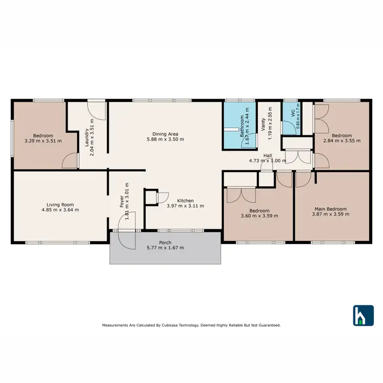Floorplan of Homely house listing, 73 Lincoln Street, Gunnedah NSW 2380