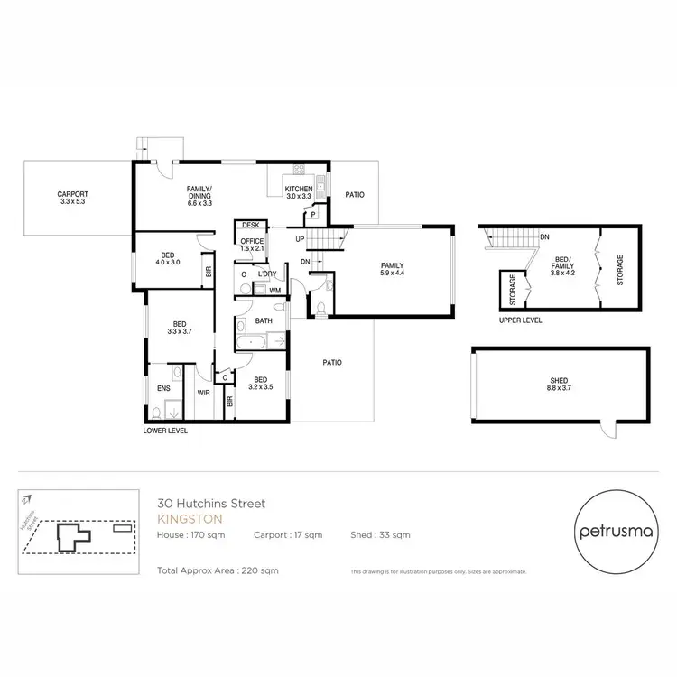 Floorplan of Homely house listing, 30 Hutchins Street, Kingston TAS 7050