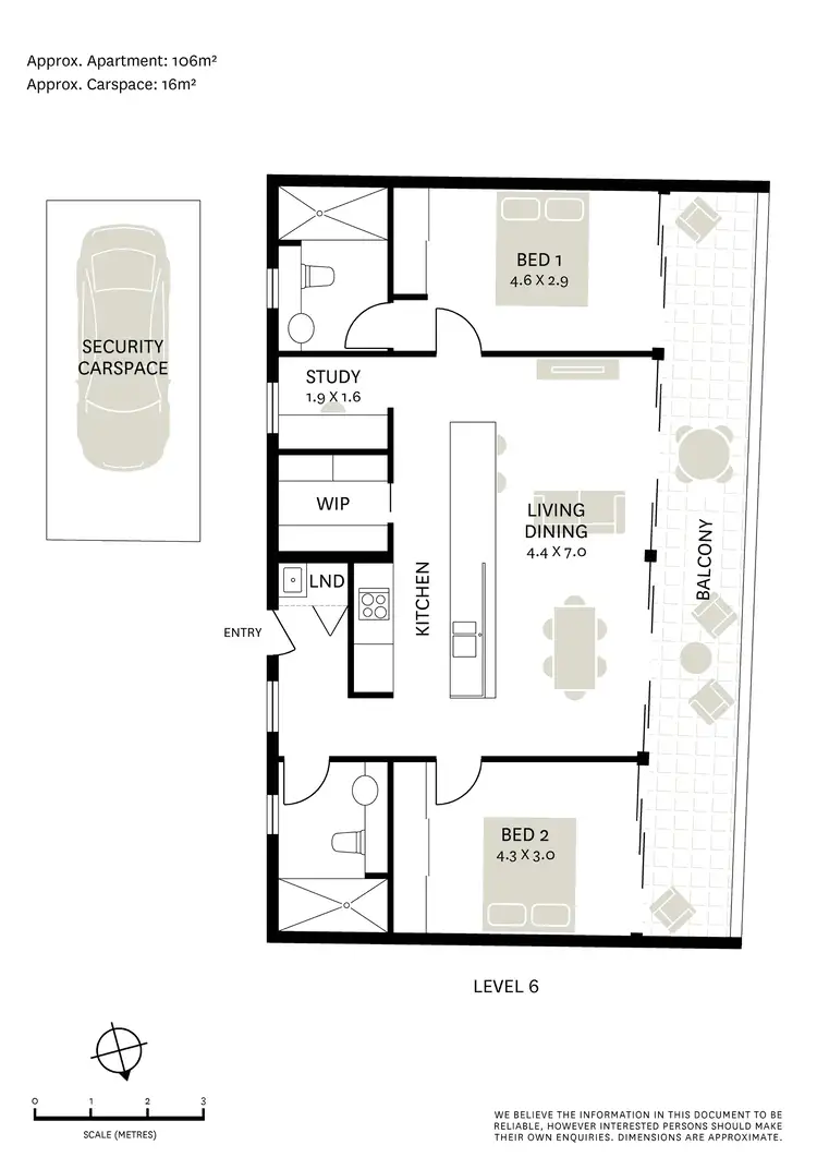 Floorplan of Homely apartment listing, 22/533-535 Elizabeth Street, Surry Hills NSW 2010