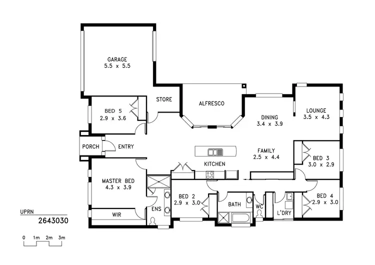 Floorplan of Homely house listing, 16 Birmingham Street, Eatons Hill QLD 4037