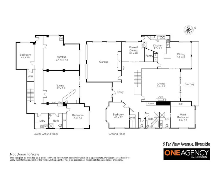 Floorplan of Homely house listing, 9 Far View Avenue, Riverside TAS 7250