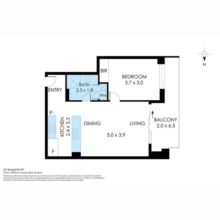 Floorplan of Homely apartment listing, 5/7 Brigid Road, Subiaco WA 6008