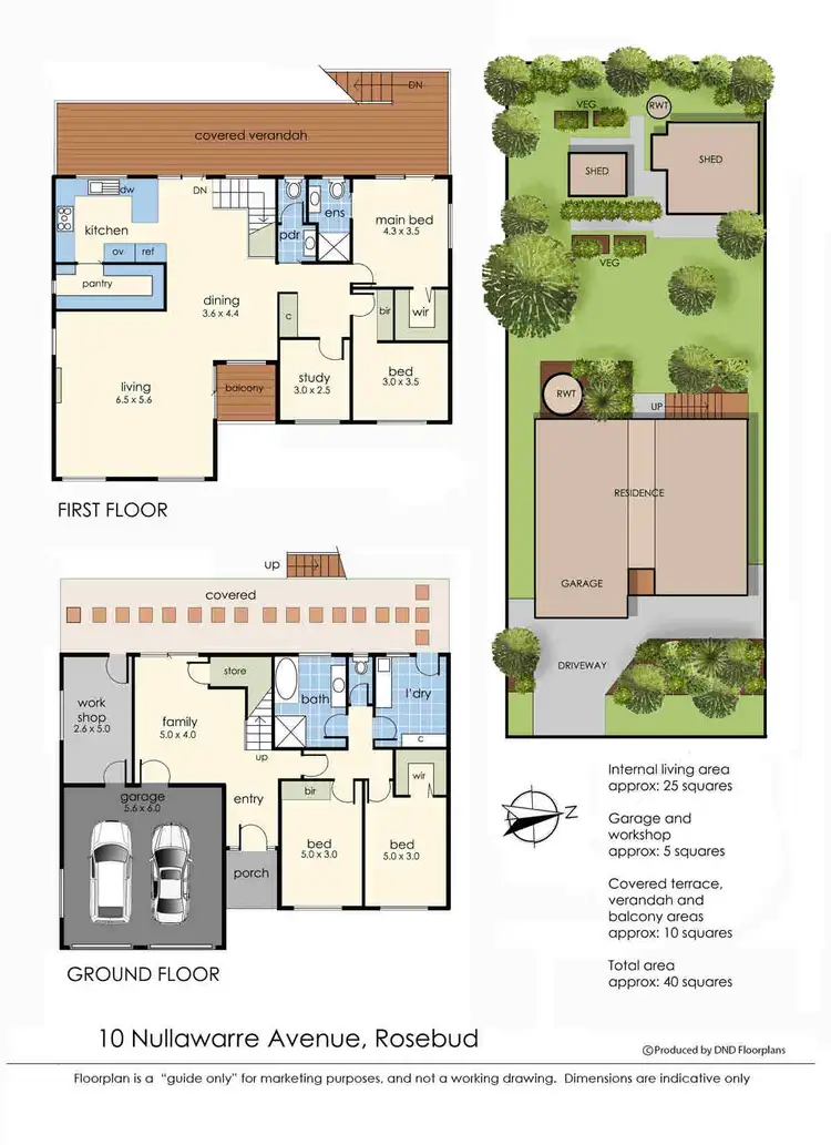 Floorplan of Homely house listing, 10 Nullawarre Avenue, Rosebud VIC 3939