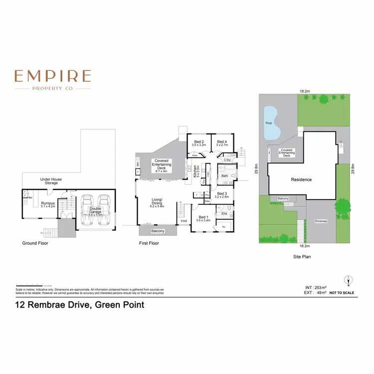 Floorplan of Homely house listing, 12 Rembrae Drive, Green Point NSW 2251
