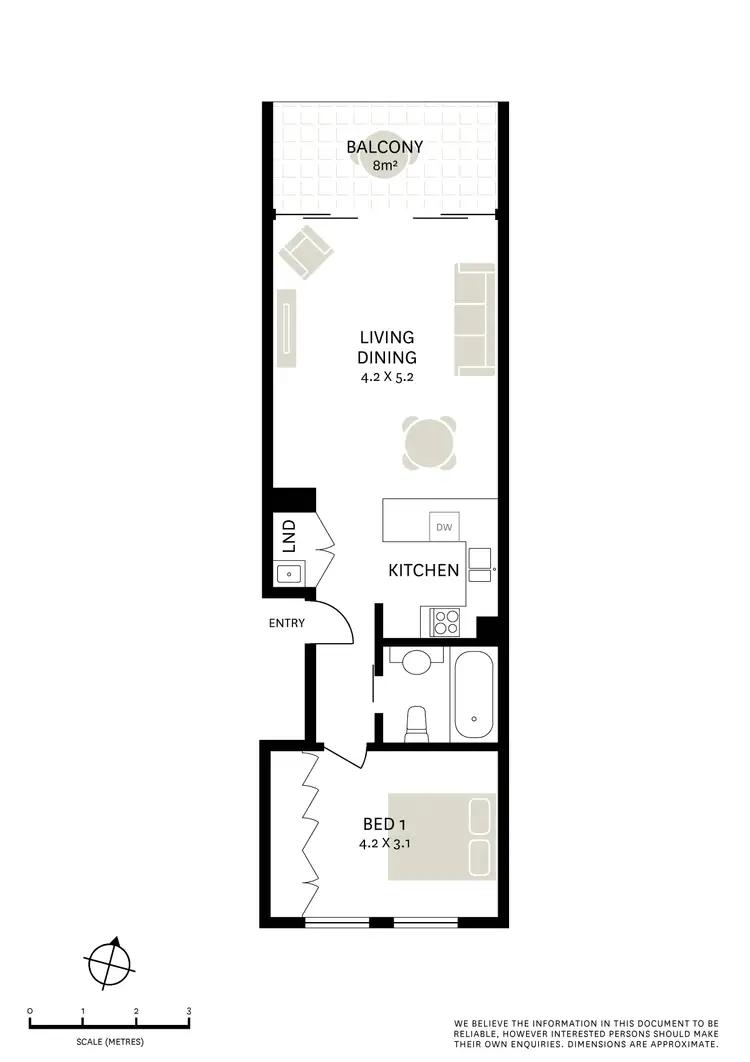 Floorplan of Homely apartment listing, 32/66 Parramatta Road, Camperdown NSW 2050