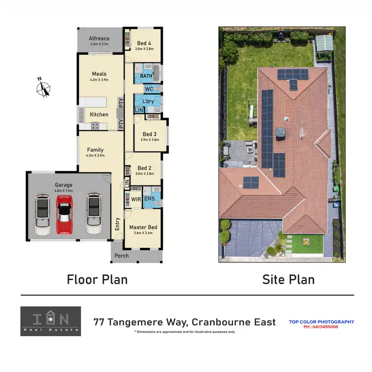 Floorplan of Homely house listing, 77 Tangemere Way, Cranbourne East VIC 3977