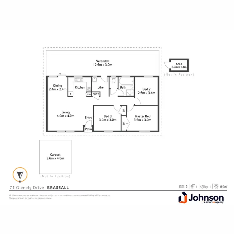 Floorplan of Homely house listing, 71 Glenelg Drive, Brassall QLD 4305
