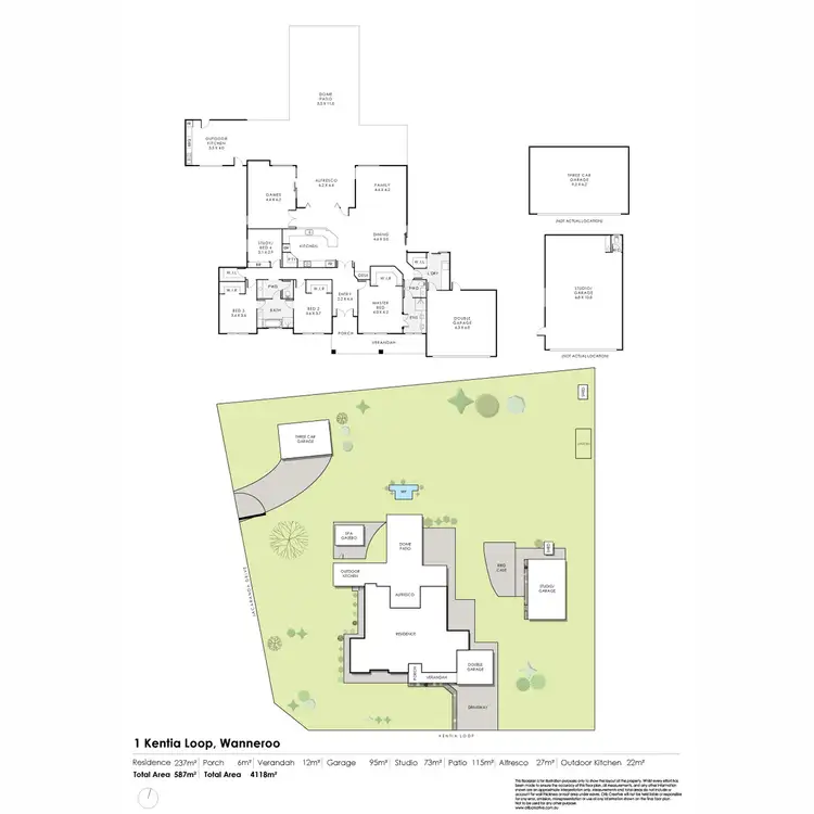 Floorplan of Homely house listing, 1 Kentia Loop, Wanneroo WA 6065